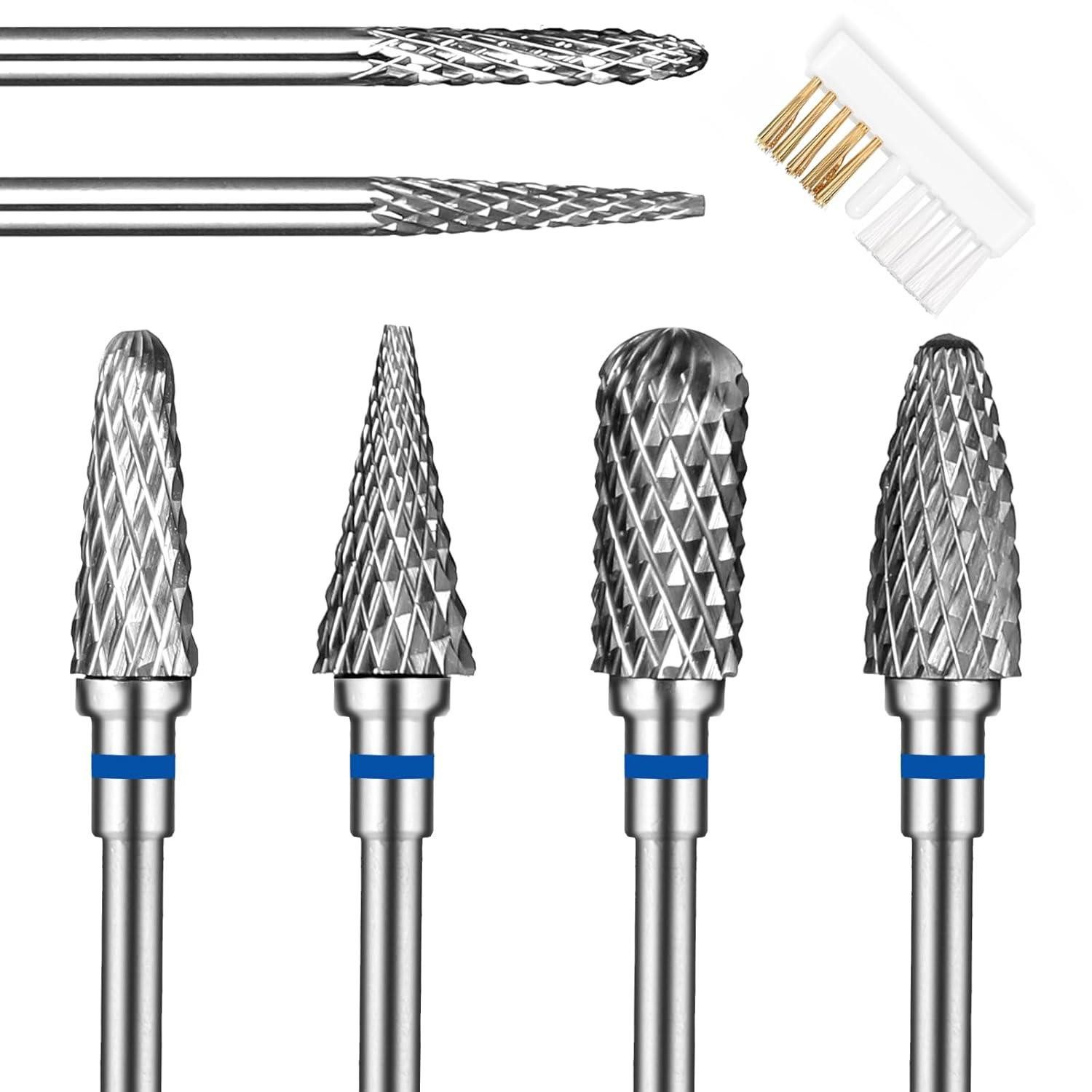 LuxusKollektion Keramik-Nagelfeile Hartmetall-Nagelbohrer Set Keramik Nagelfräser