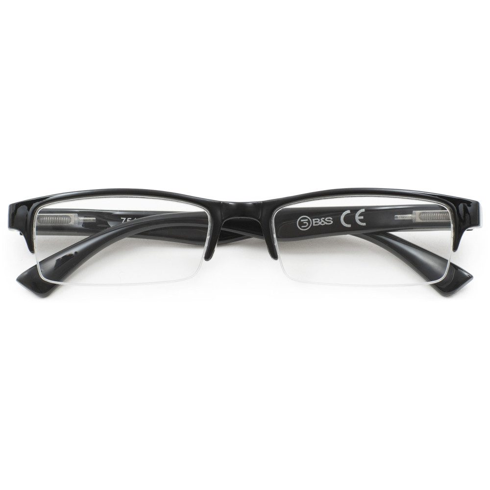 B&S Lesebrille READY READ.PLAST.NYL.BLACK +1.0 3PCS