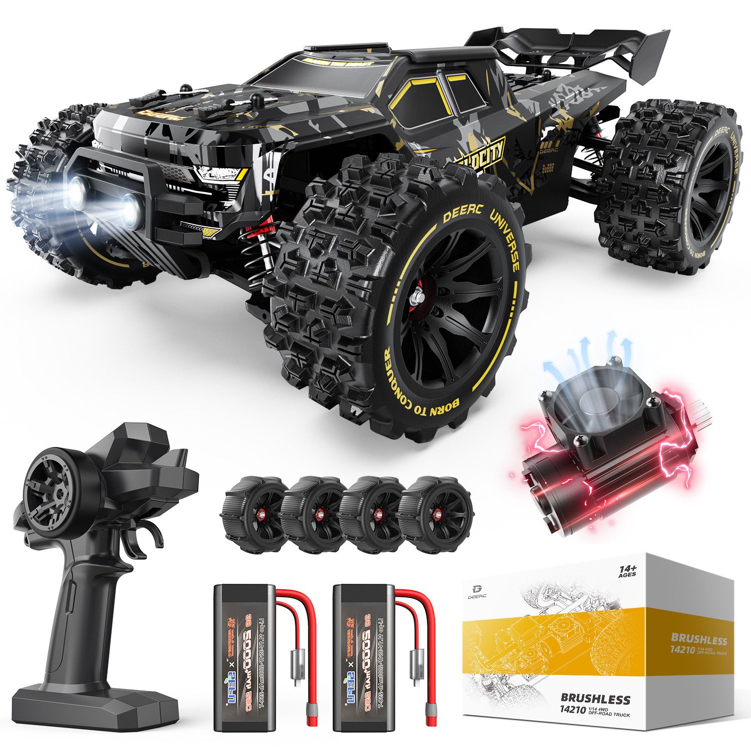 DEERC RC-Auto 1:14 RC Auto Brushless
