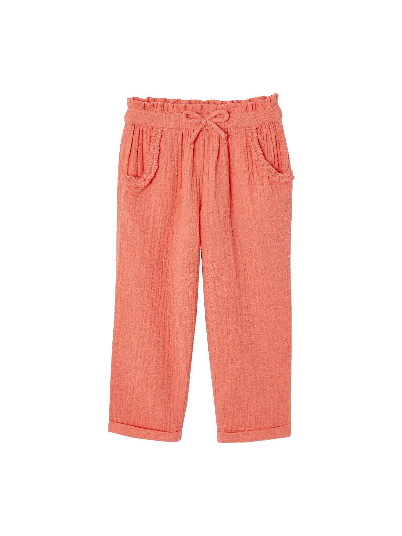 vertbaudet 3/4-Hose Mädchen 3/4-Hose mit Blumenprint,