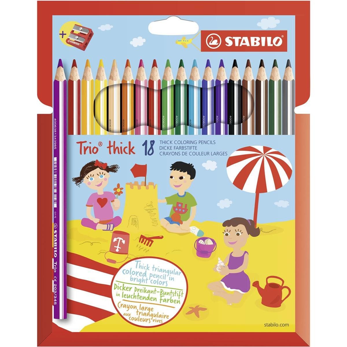 STABILO Buntstift STABILO Trio Buntstift dick