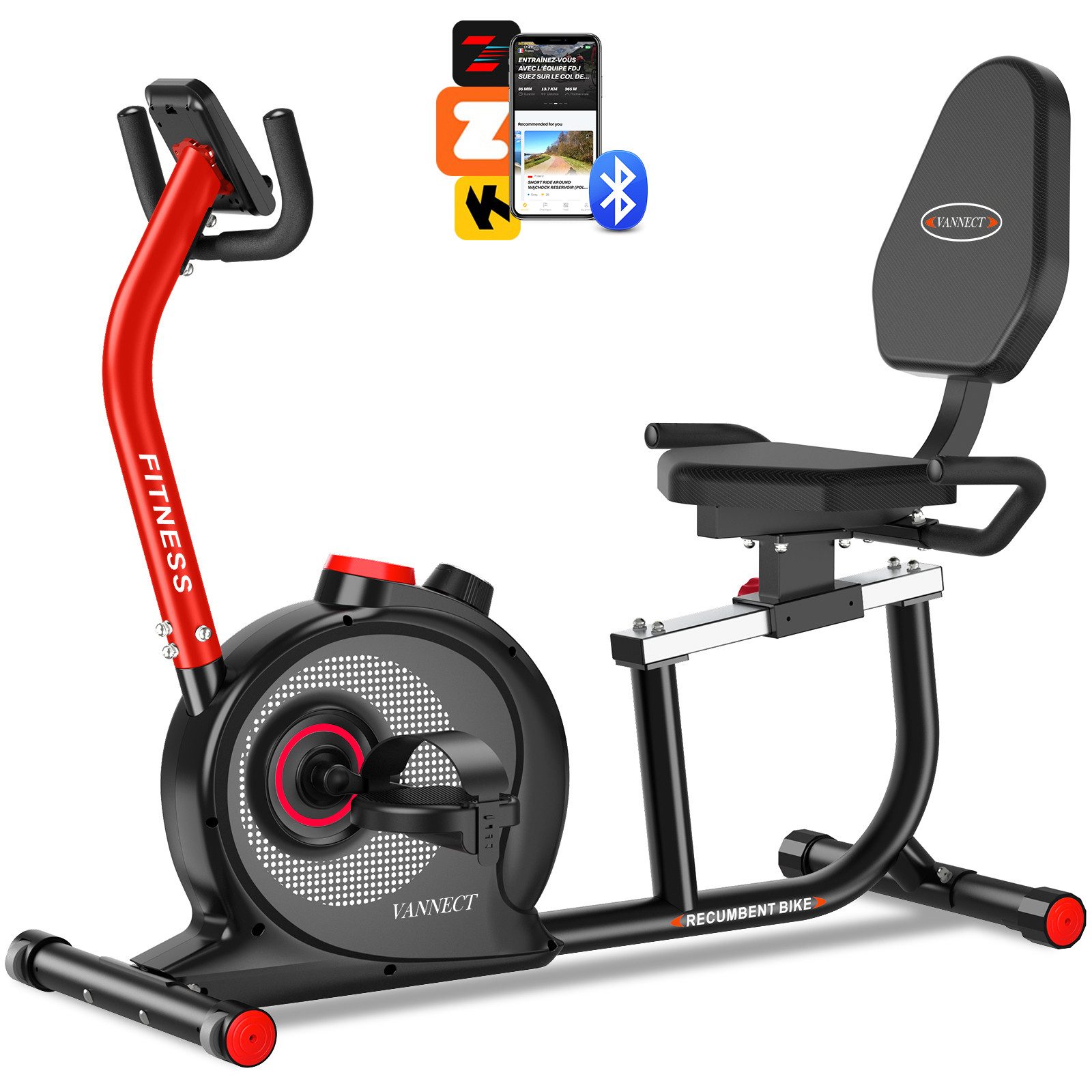 VANNECT Liege-Heimtrainer für Zuhause mit 16