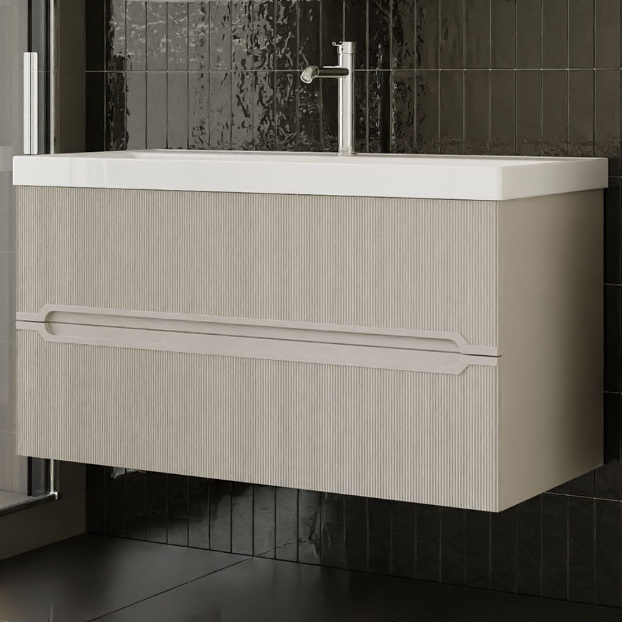 Karen Waschtisch-Set Waschtisch mit Unterschrank Bella,