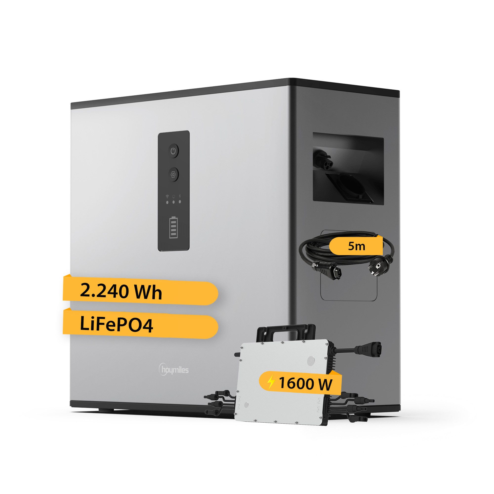 Hoymiles Solarbatterie MS-A2 für Solaranlagen LiFePo4