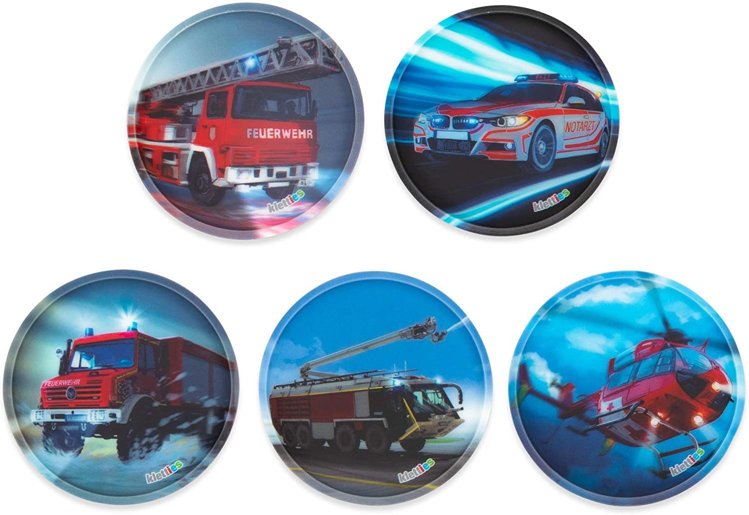 ergobag Schulranzen Kletties Feuerwehr 5-tlg. (5-teilig),