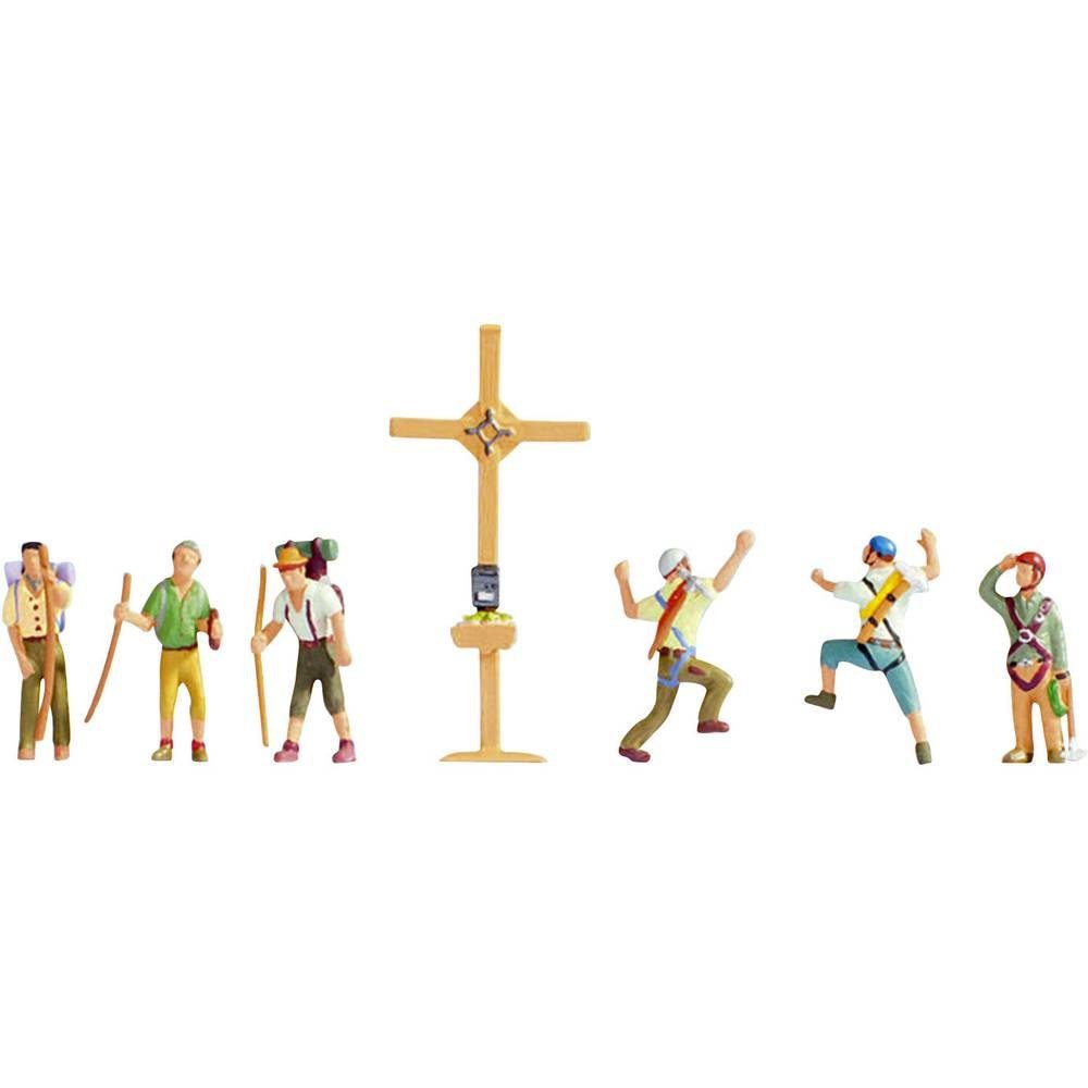 NOCH Modelleisenbahn-Figur TT Figuren Bergwanderer mit