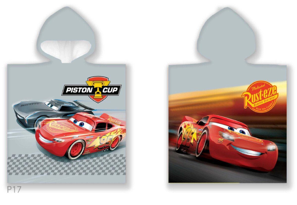 Disney Strandtuch Cars Poncho Strandtuch mit