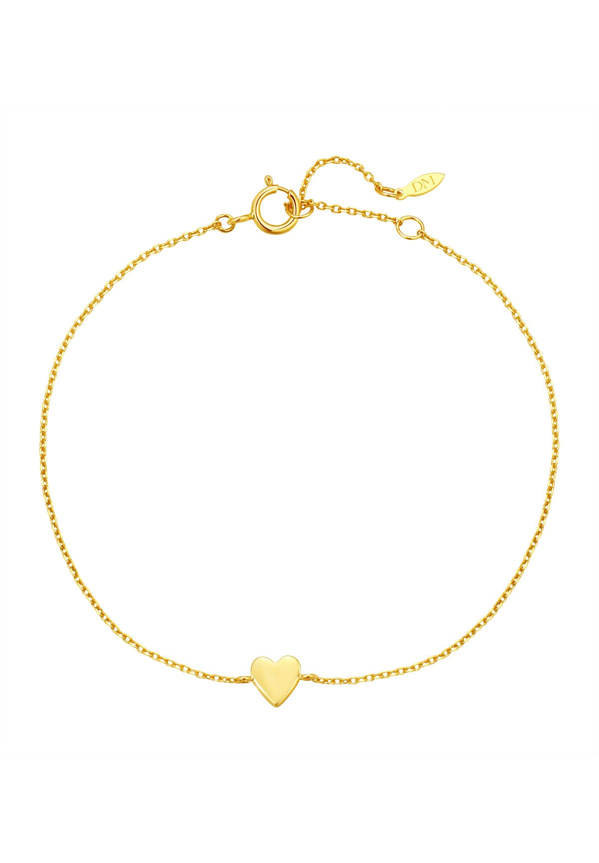 Dear Me Goldarmband 585 Gold Herz,