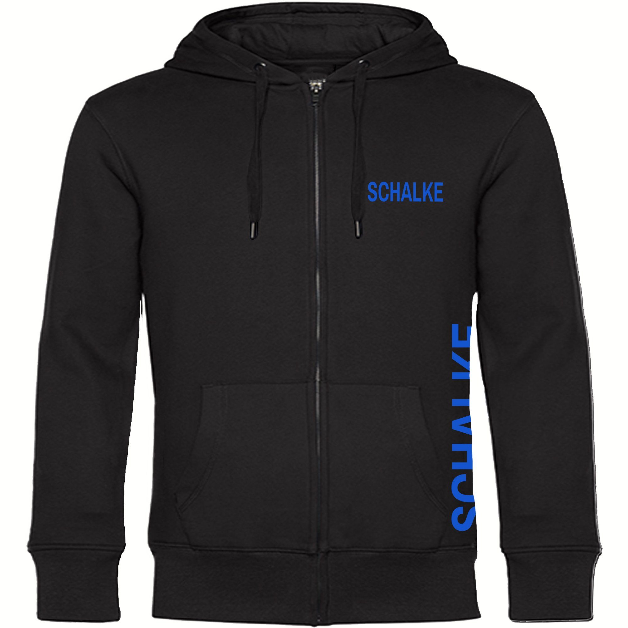 multifanshop Kapuzensweatjacke Schalke - Brust &