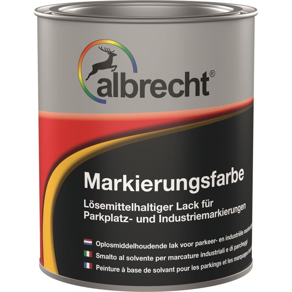 Lack Albrecht Lack Markierungsfarbe 750ml Parkplatzfarbe