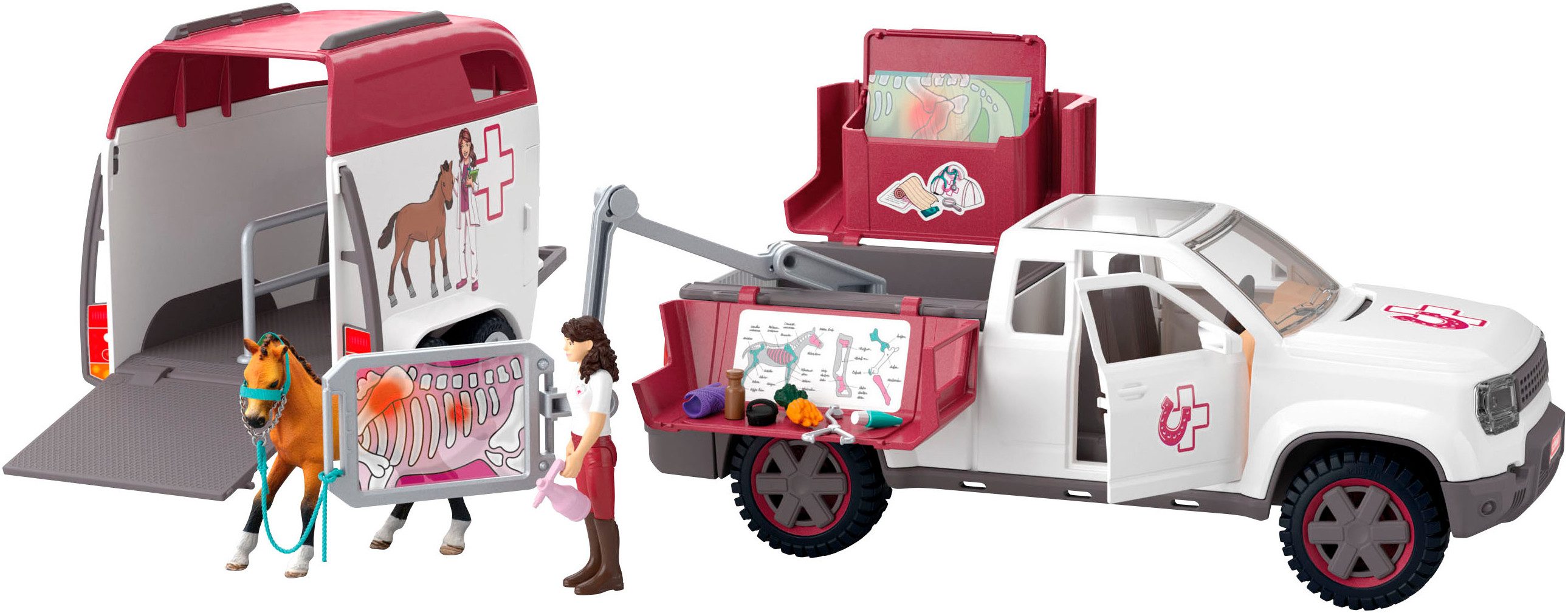 Schleich® Spielzeug-Auto HORSE CLUB, Mobile Tierärztin