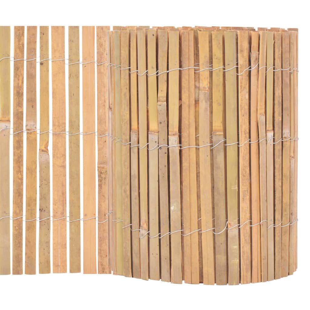 vidaXL Gartenzaun Gartenzaun Bambus 1000×30 cm,