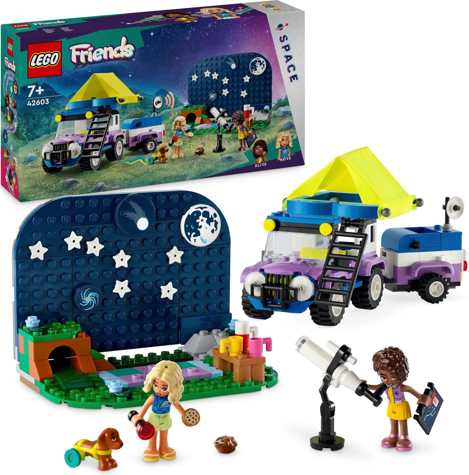 LEGO® Sterngucker-Campingfahrzeug (42603), LEGO Friends Konstruktionsspielsteine,