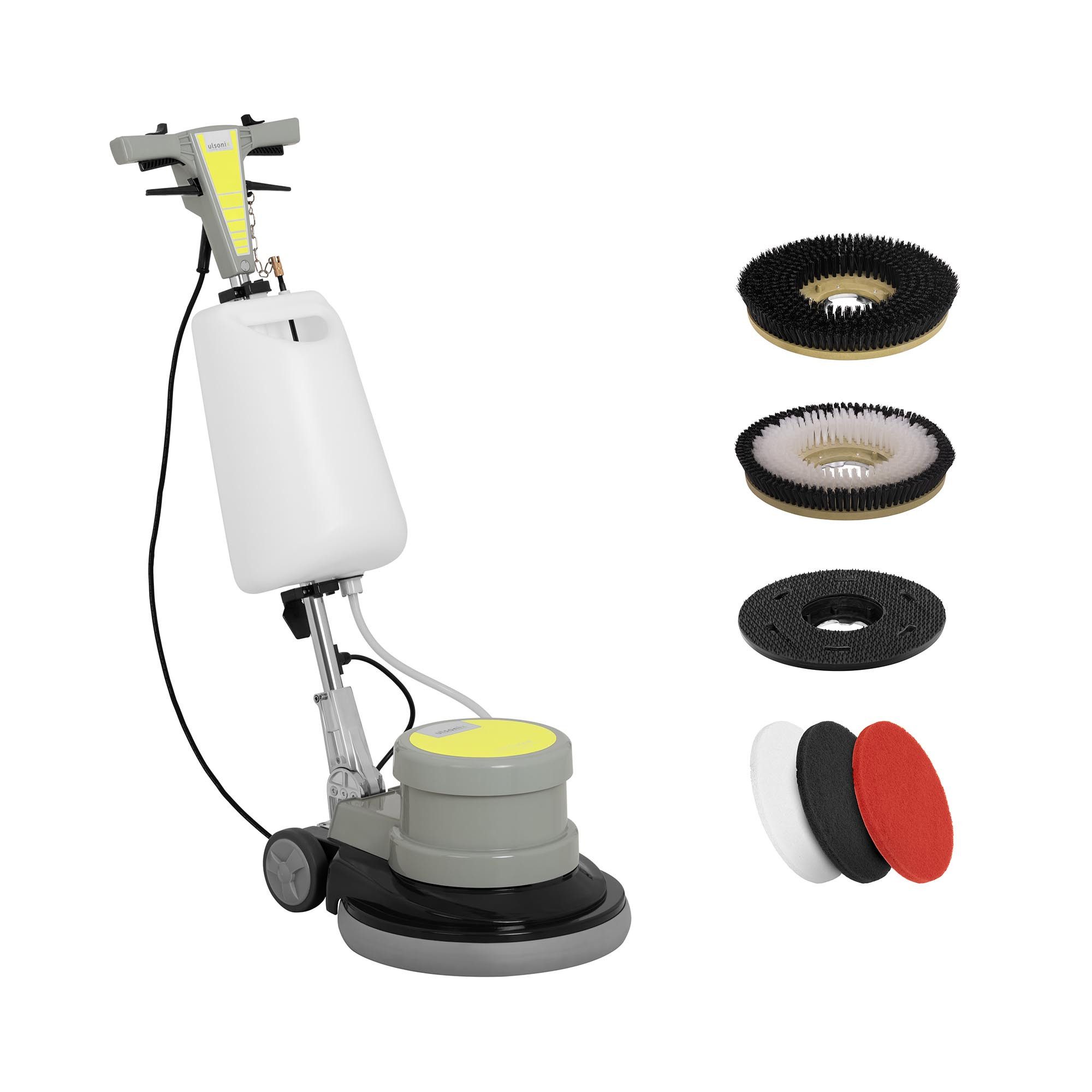 Ulsonix Hartbodenreiniger Einscheibenmaschine Bodenpoliermaschine Bohnermaschine Poliermaschine