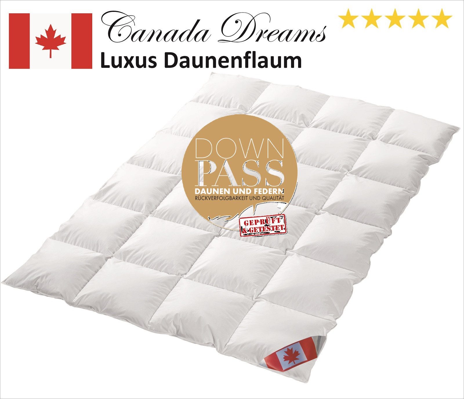 Canada Daunenbettdecke Canada Dreams Luxus Winter