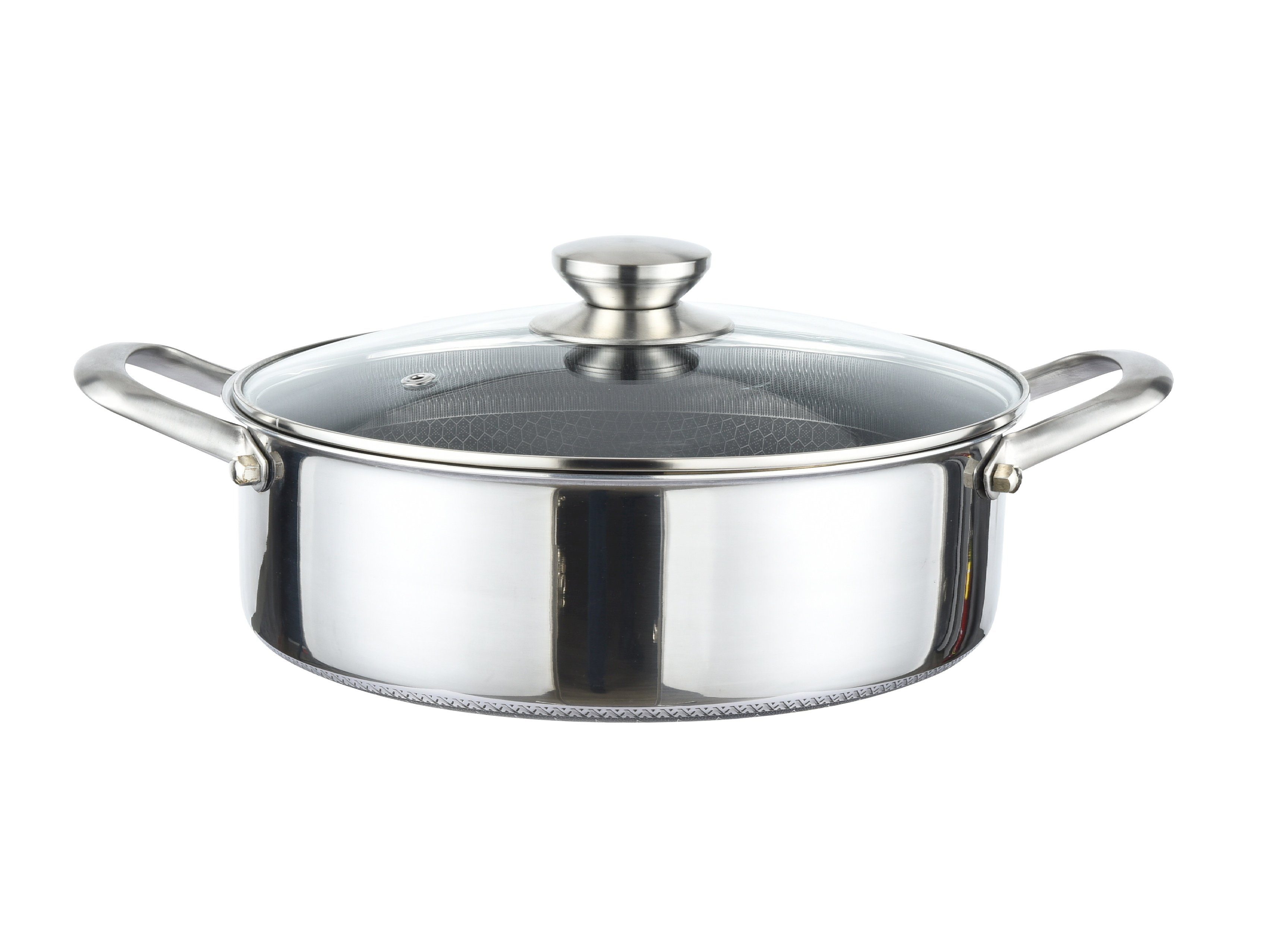 Cheffinger Topf-Set Kochtopf Topf Ø28cm Massiv