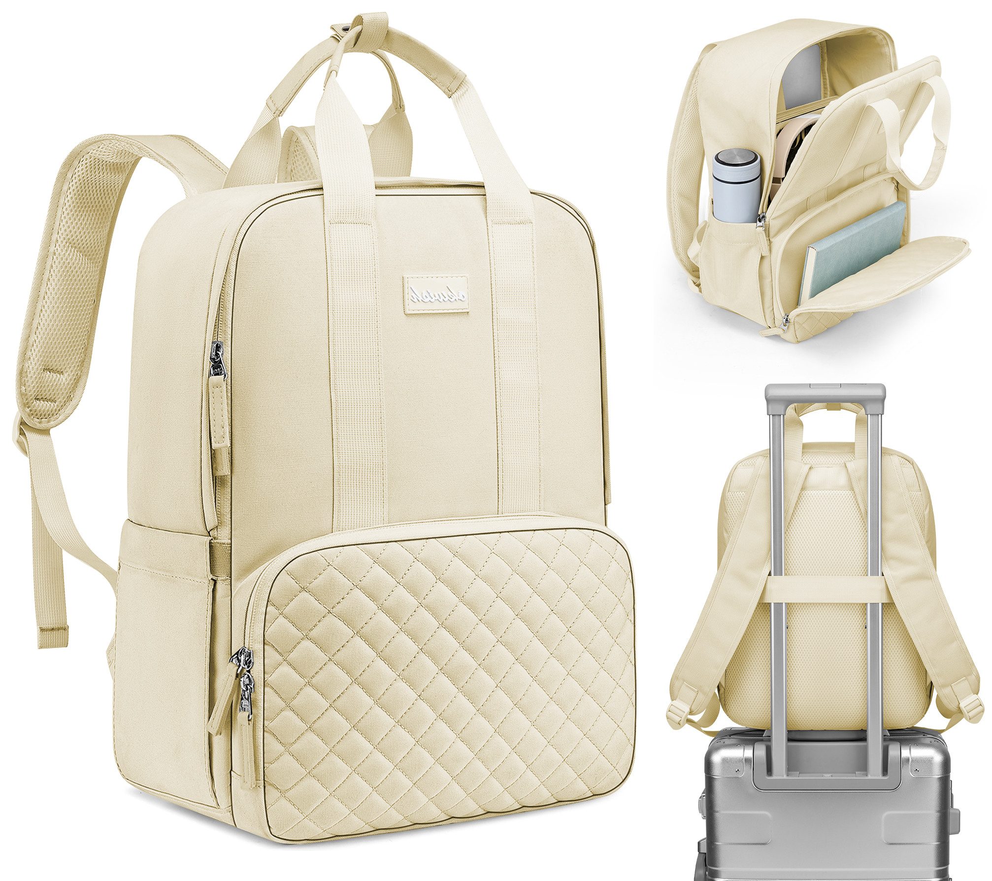 OKWISH Laptoprucksack Rucksäcke Schulrucksack Reiserucksack (Großzügiger