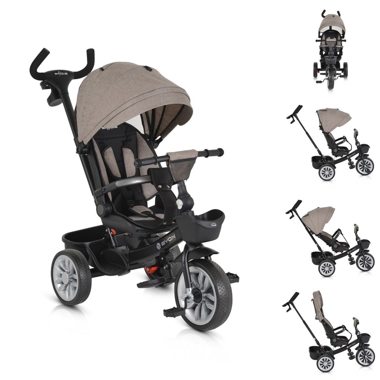 Byox Dreirad Tricycle Space 3 in