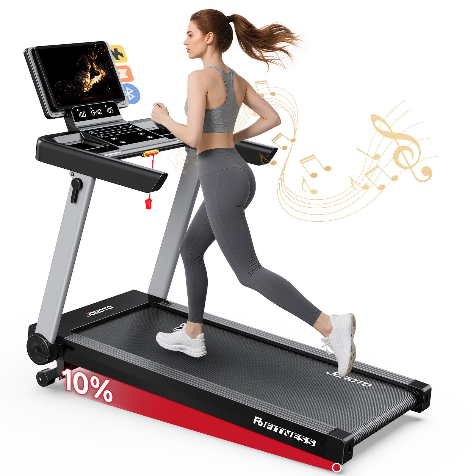 JOROTO Laufband F6 Laufband Klappbares für