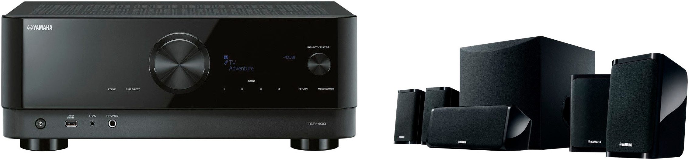 Yamaha Heimkinosystem YHT-4960 5.1 (Bluetooth, WLAN,