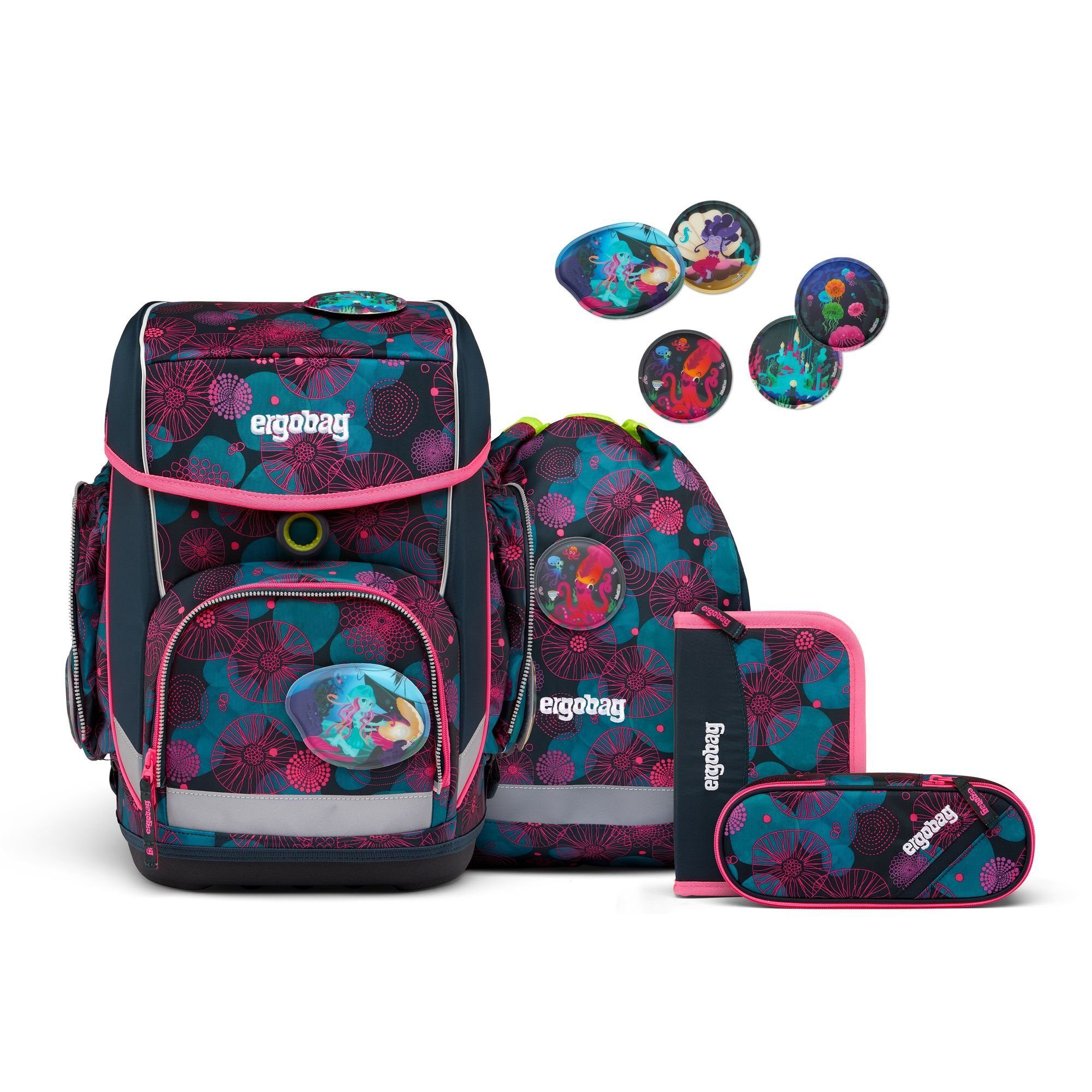 ergobag Schulranzen Cubo (5-tlg), PET