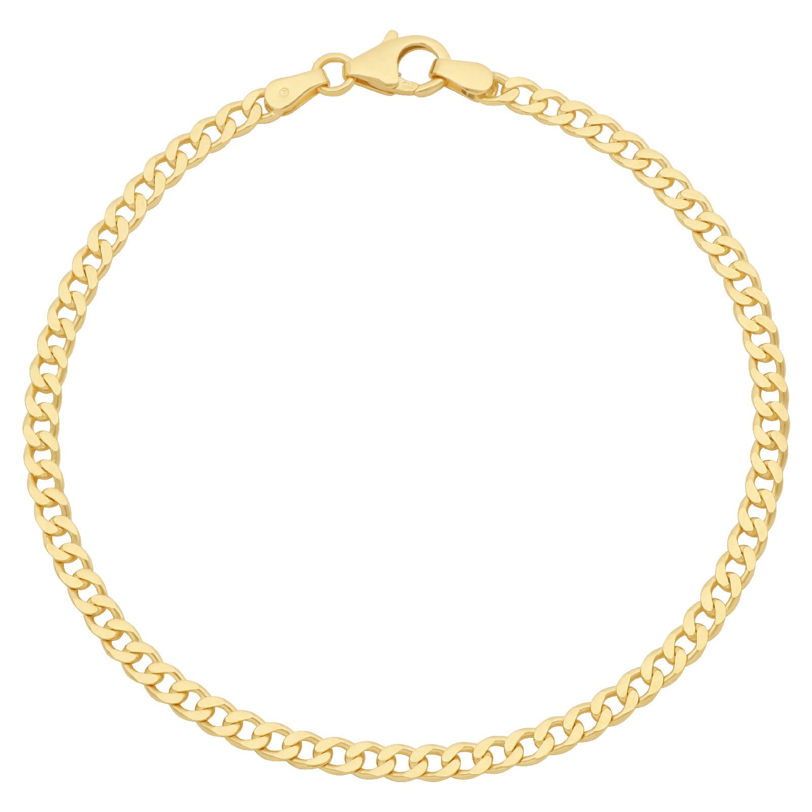 Tony Fein Goldarmband Panzerarmband 3mm 585er