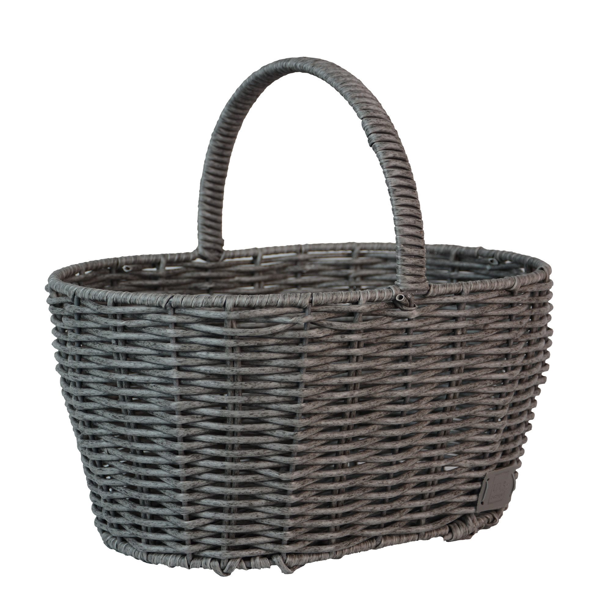 UNUS HOME Einkaufskorb Rattan-Optik Henkelkorb, Bügelkorb
