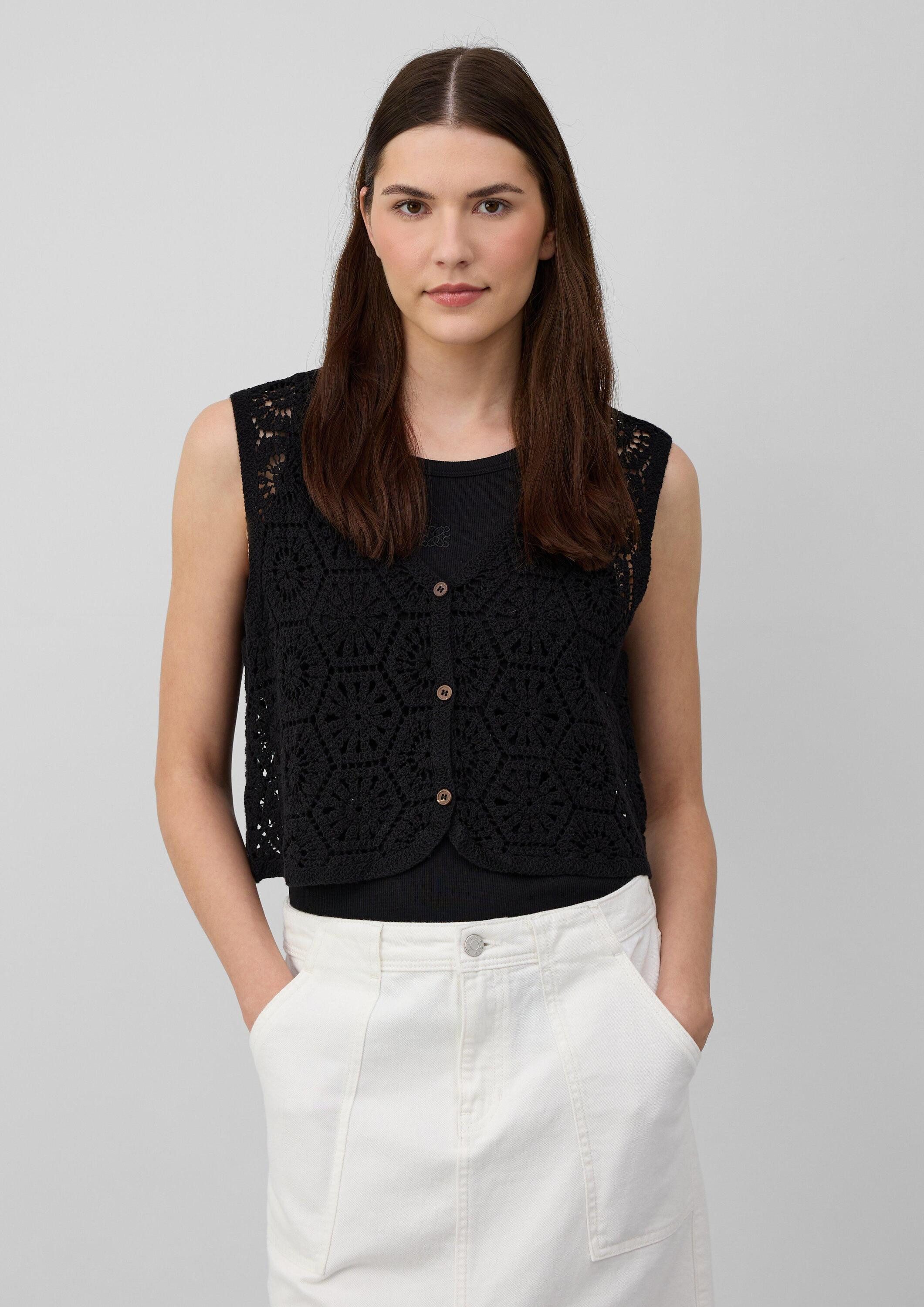 s.Oliver Funktionsweste Indoor-Weste Verkürzte Weste aus