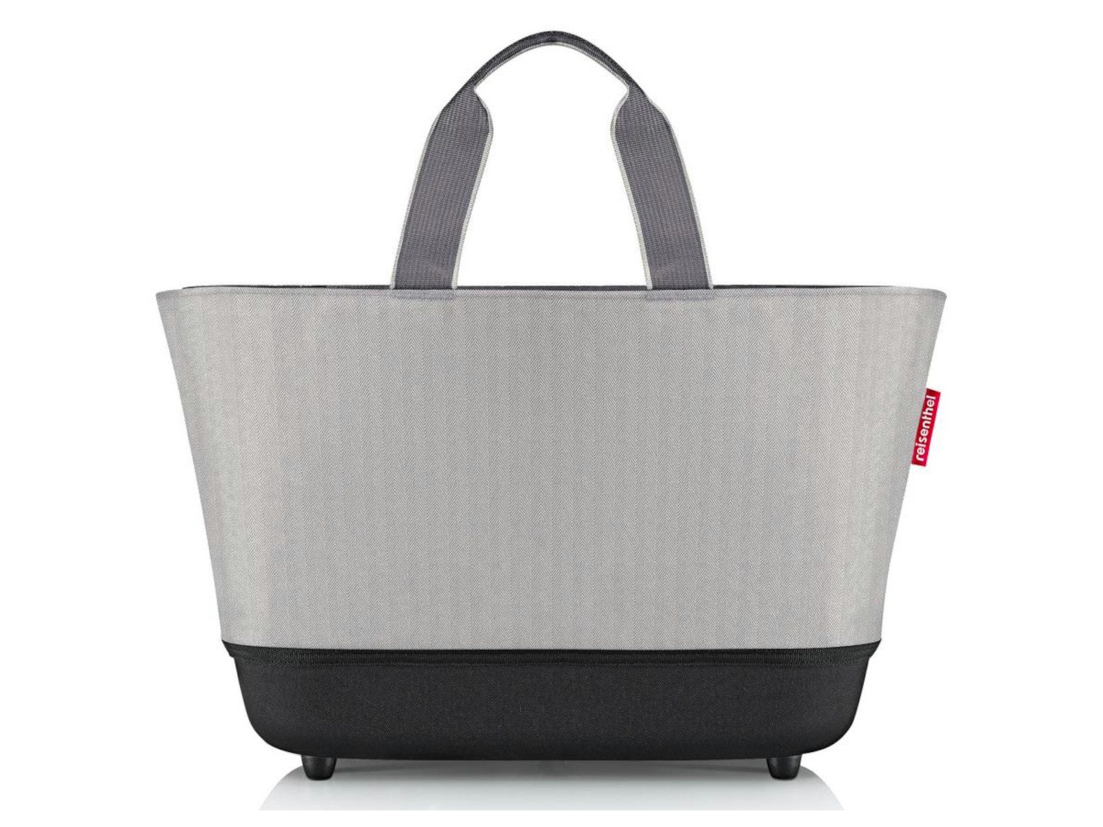 REISENTHEL® Einkaufskorb shoppingbasket herringbone grey, shoppingbasket