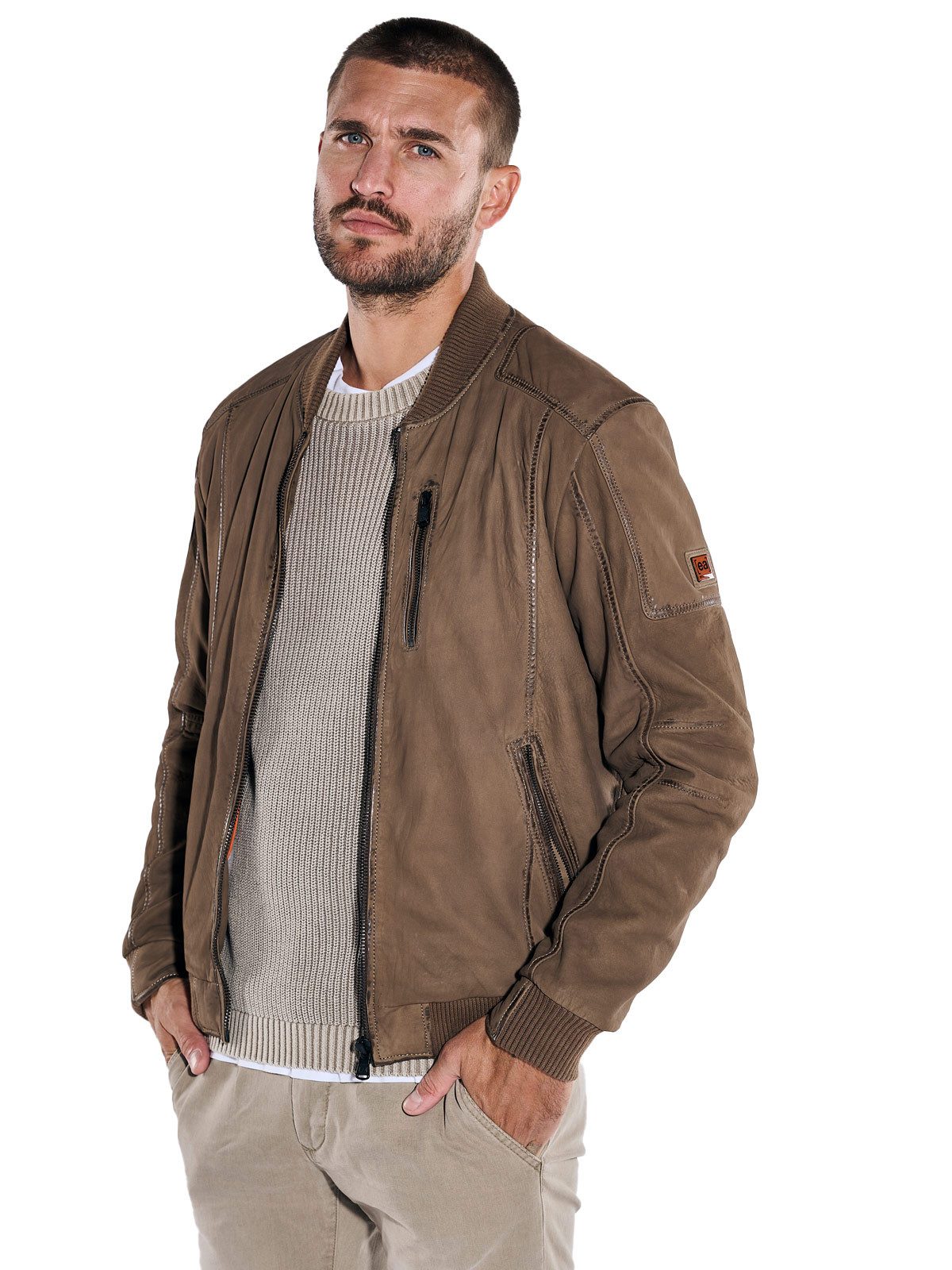 emilio adani Lederjacke Lederjacke regular