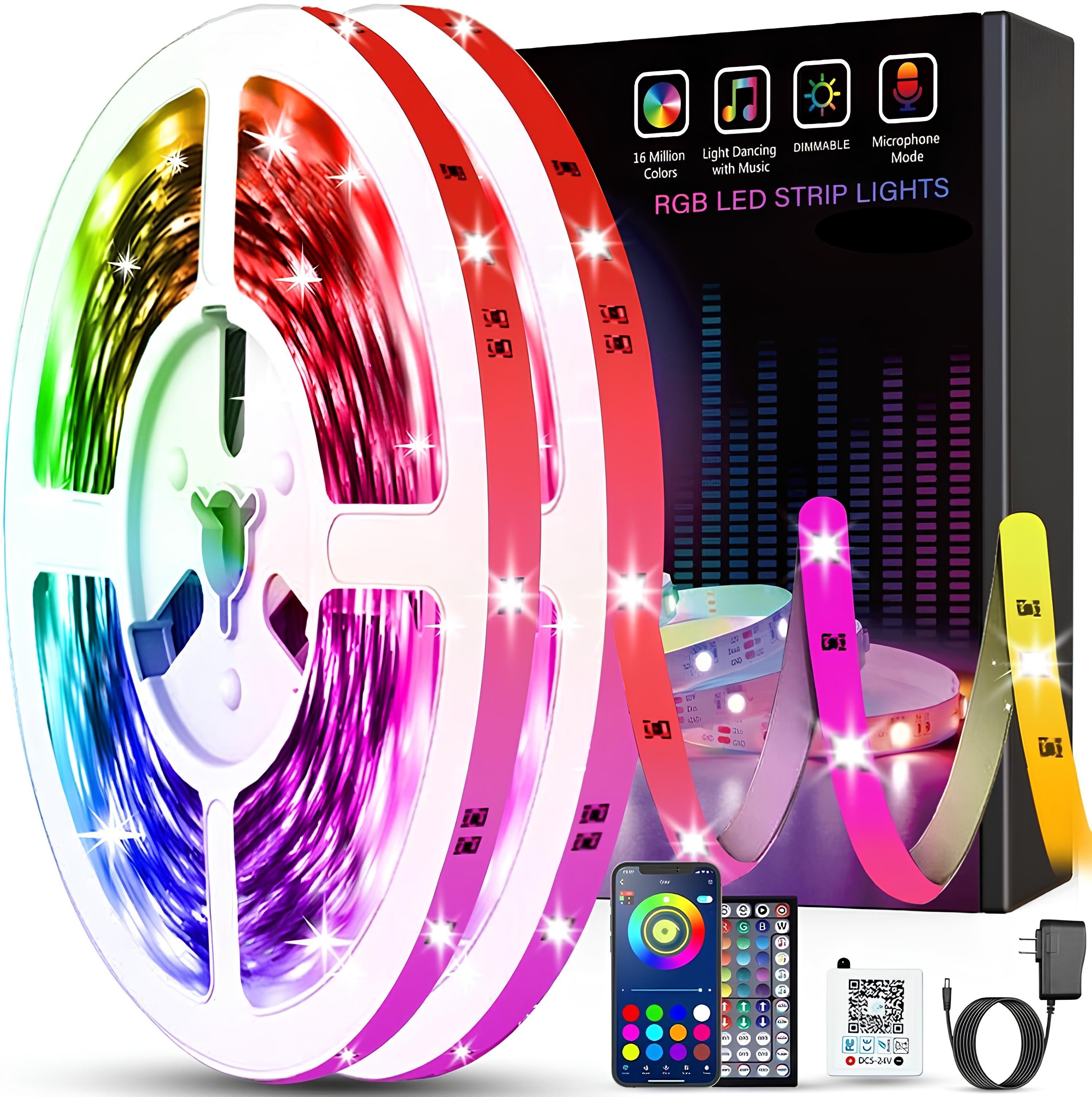 Athlix LED Lichtleiste LED Strip Streifen