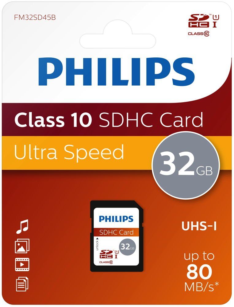 Philips Philips SDHC Karte 32GB Speicherkarte