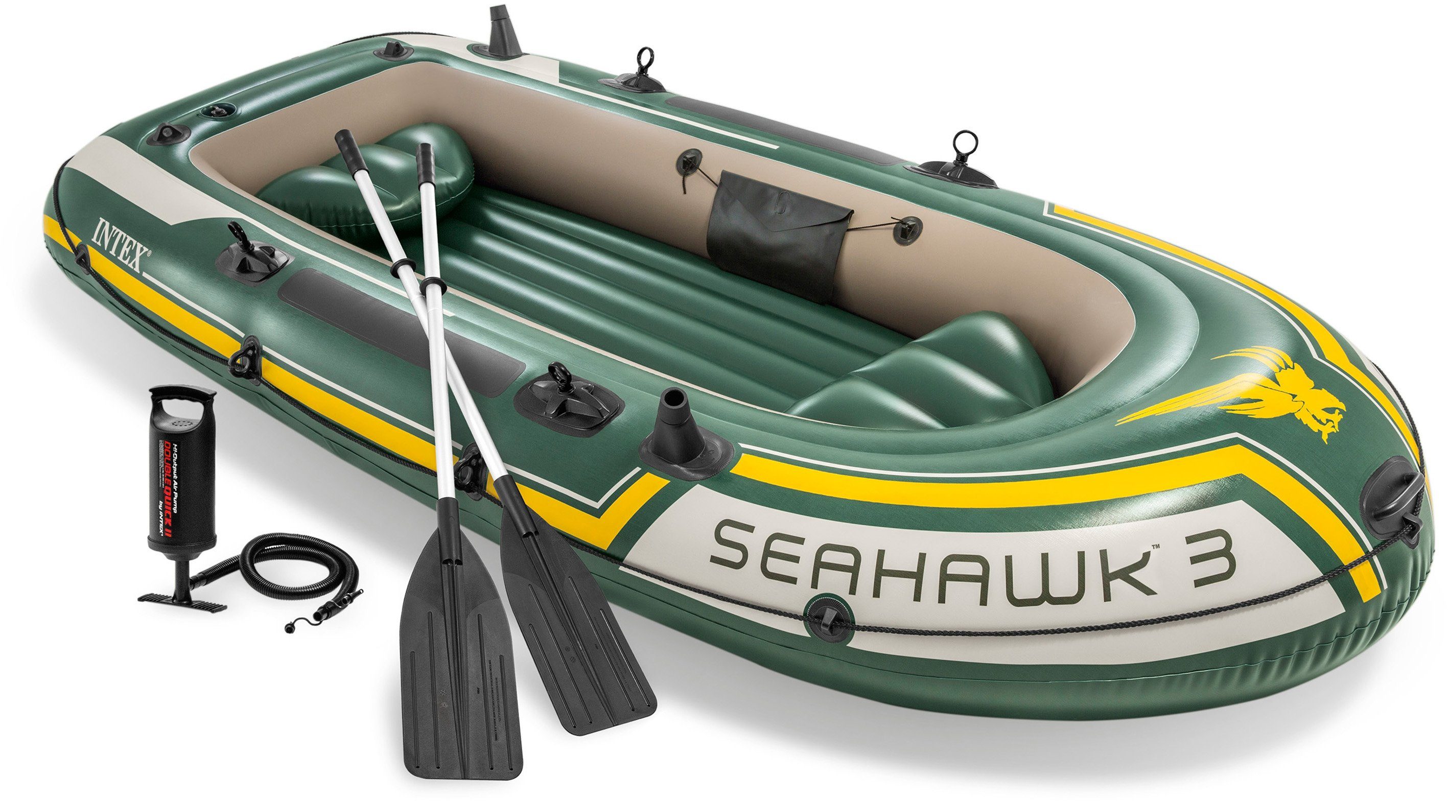 Intex Schlauchboot Seahawk 3, (Set, -,