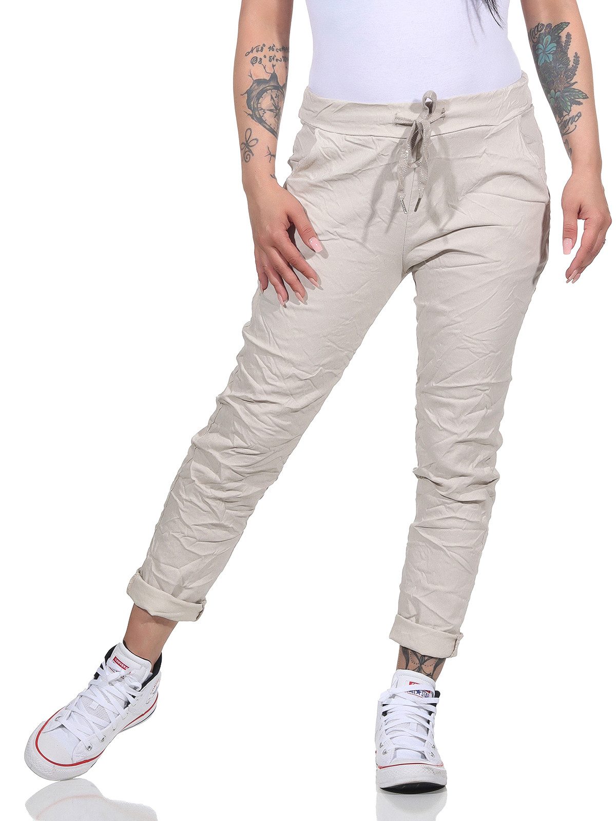 CLEO STYLE Jogginghose Damen Jogginghose 8115