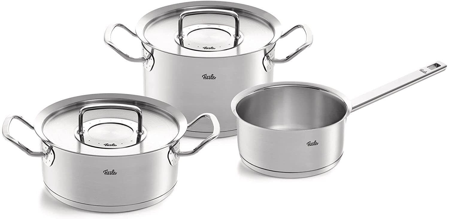 Fissler Topf-Set ORIGINAL-PROFI COLLECTION® Edelstahl-Topfset, Edelstahl
