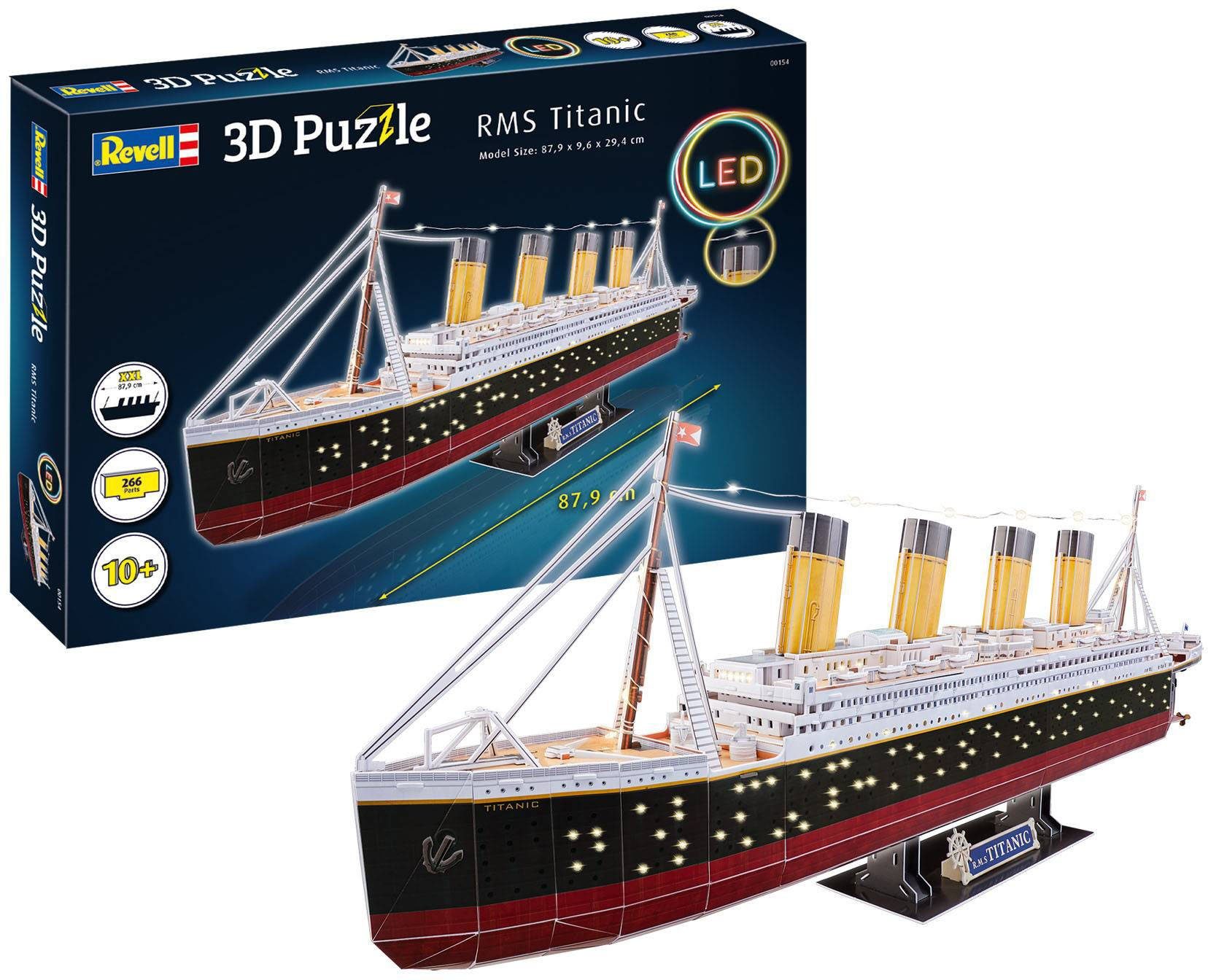 Revell® 3D-Puzzle RMS Titanic LED, 266