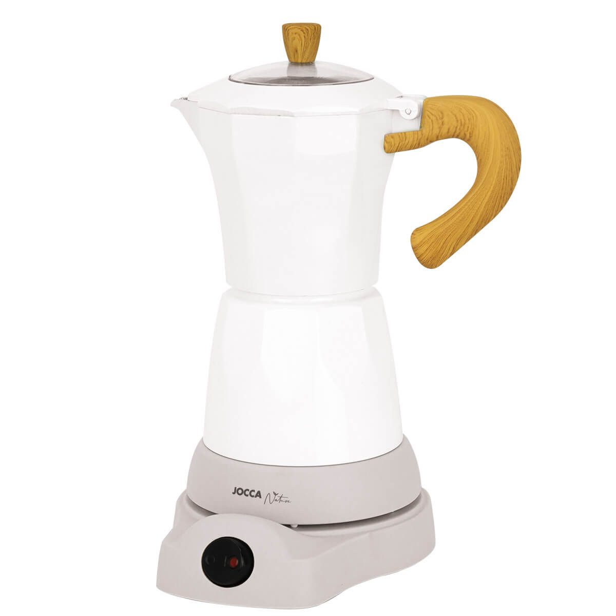 Jocca Espressomaschine Nature Line Weiss Kafeemaschine
