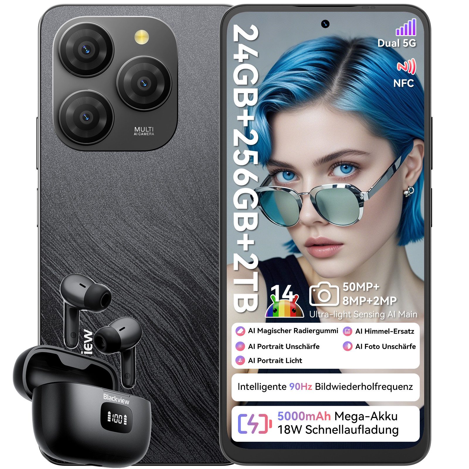 blackview Shark9 5G AI incl. Airbuds