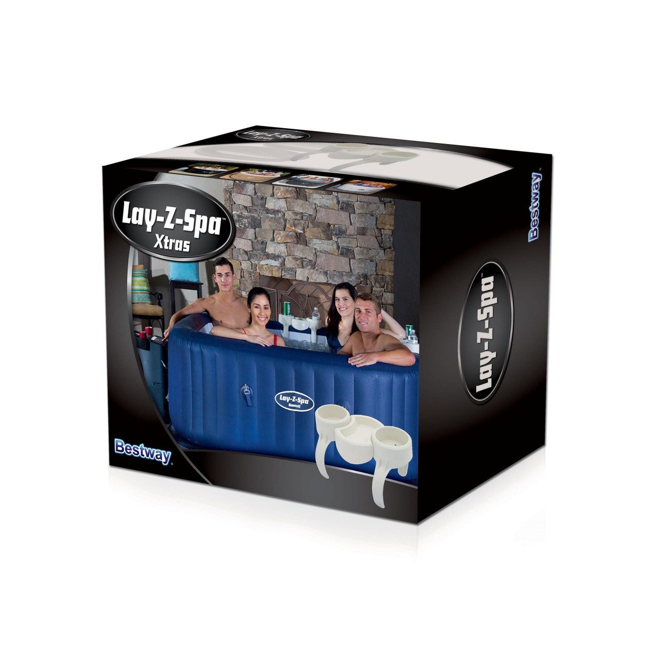 BESTWAY Whirlpool Bestway LAY-Z-SPA Getränkehalter Set
