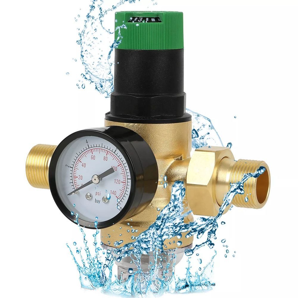JOYOLEDER Wasser-Druckminderer Überdruckventil Wasser Druckminderer, DN