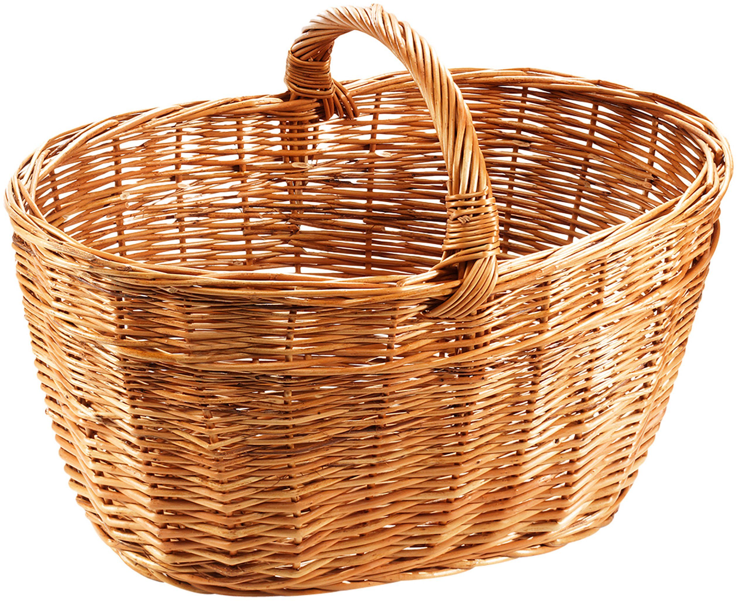 Kobolo Einkaufskorb Autokorb aus gekochter Weide