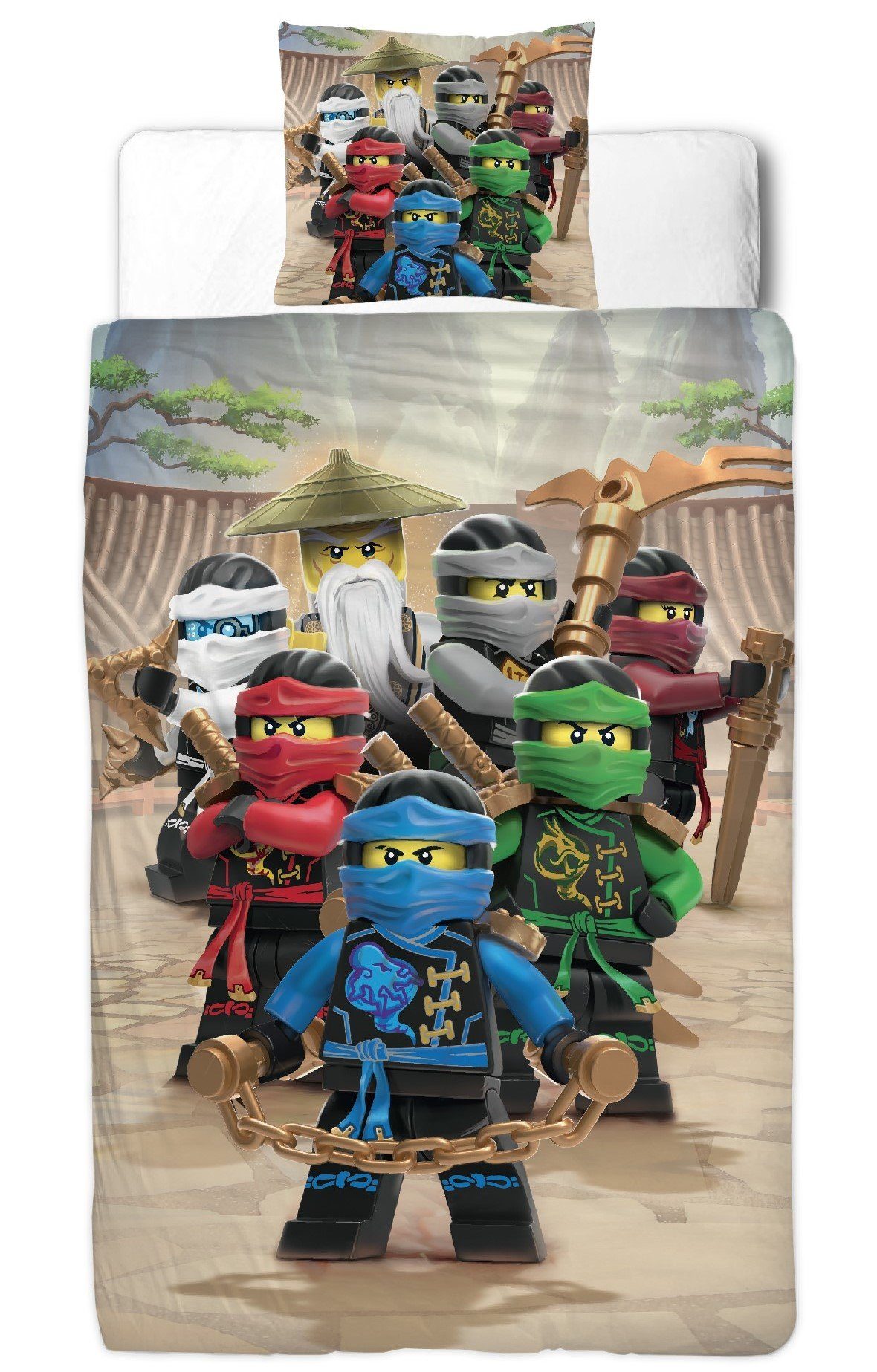 MTOnlinehandel Bettwäsche Lego Ninjago 135x200 +