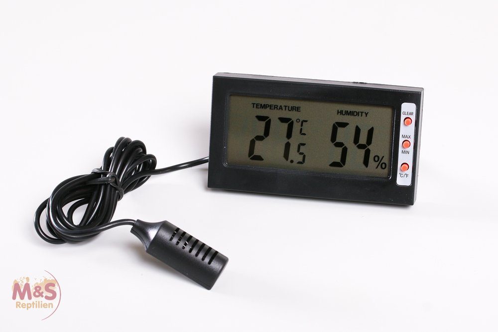 M&S Reptilien Terrarium M&S Digitales Thermo-/Hygrometer