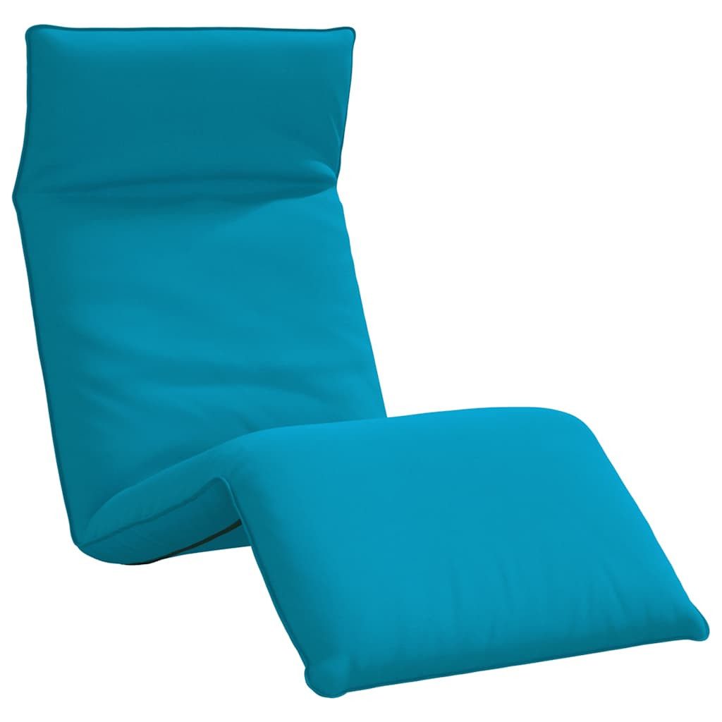 vidaXL Gartenliege Sonnenliege Klappbar Hellblau 175x54x8,5