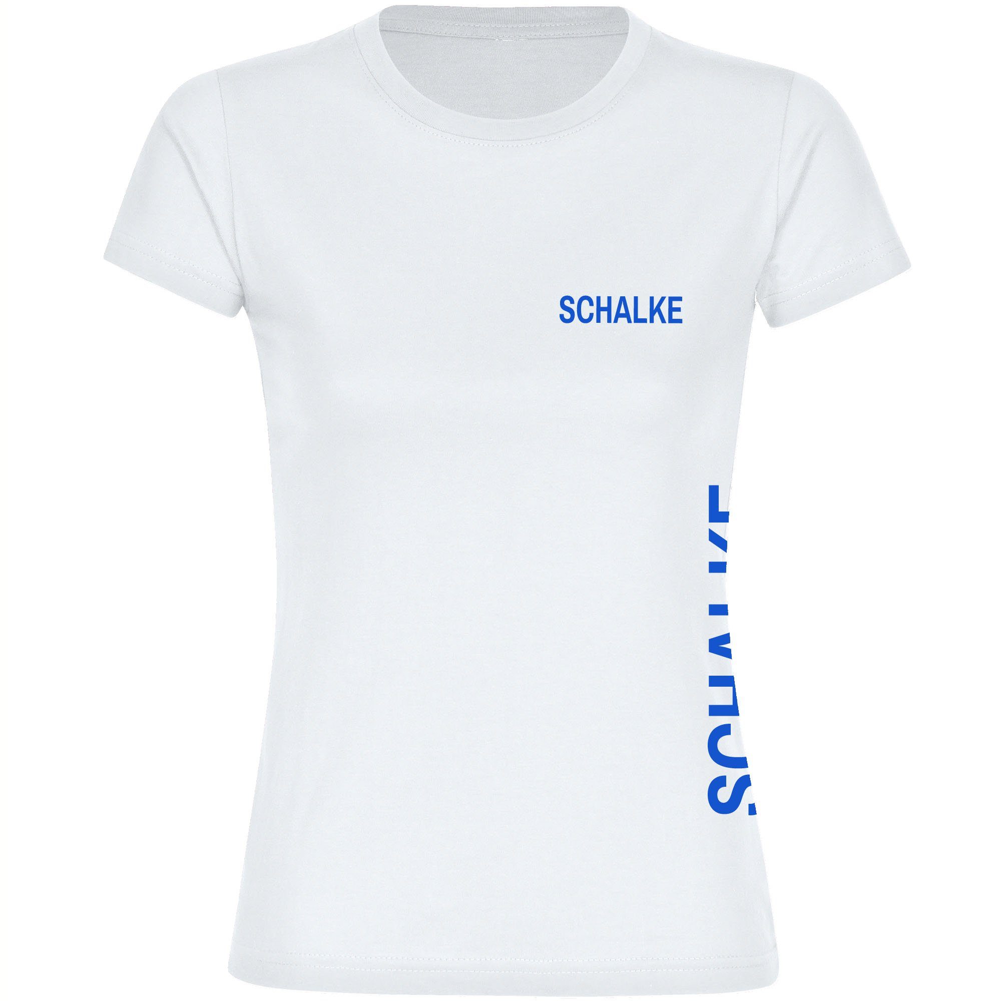 multifanshop T-Shirt Damen Schalke - Brust
