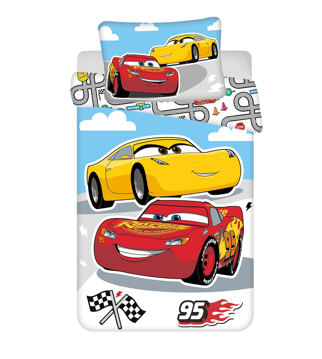Cars Babybettwäsche Wendebettwäsche Disney Cars 2tlg.