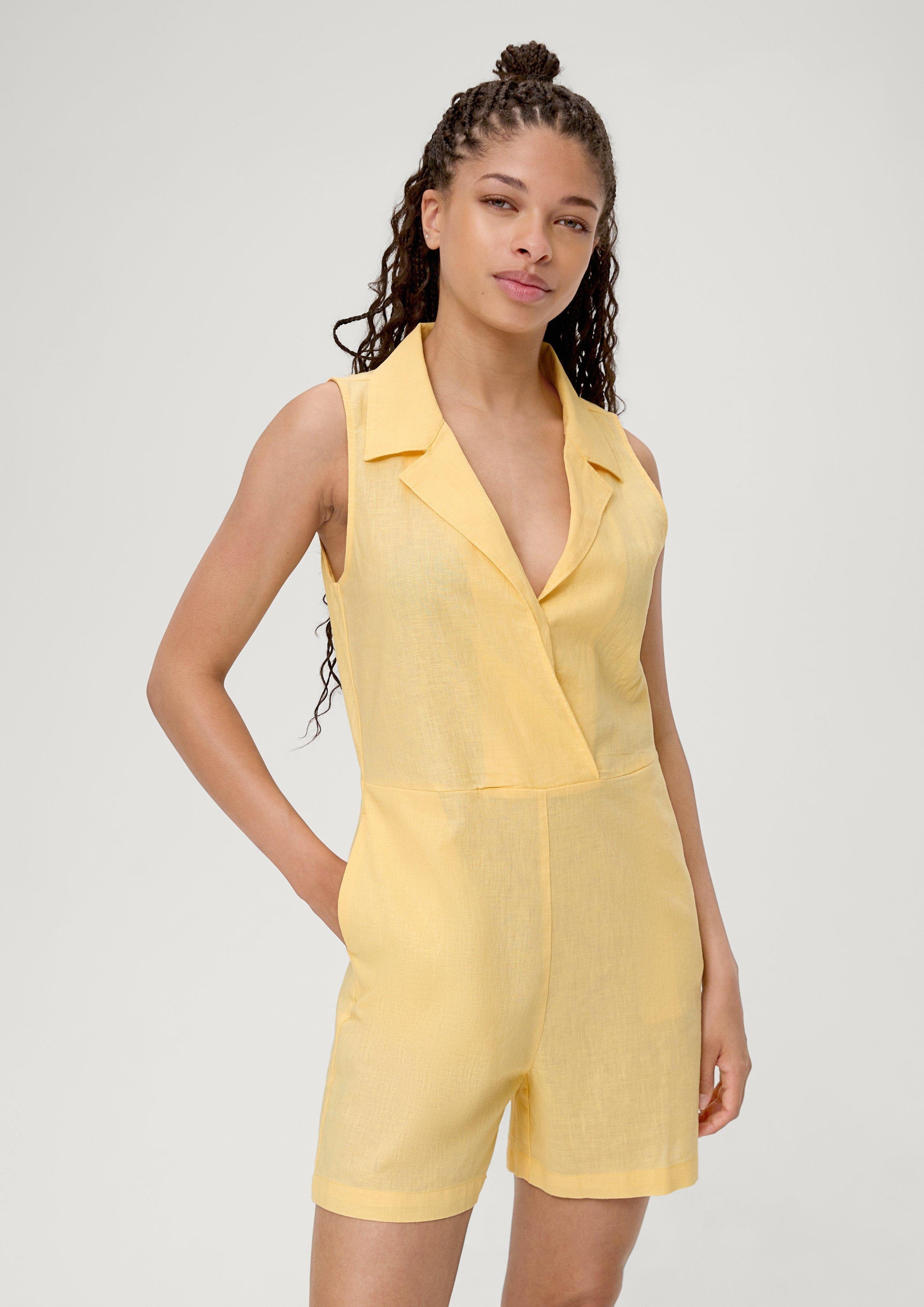 QS Overall Kurzer Overall mit Reverskragen