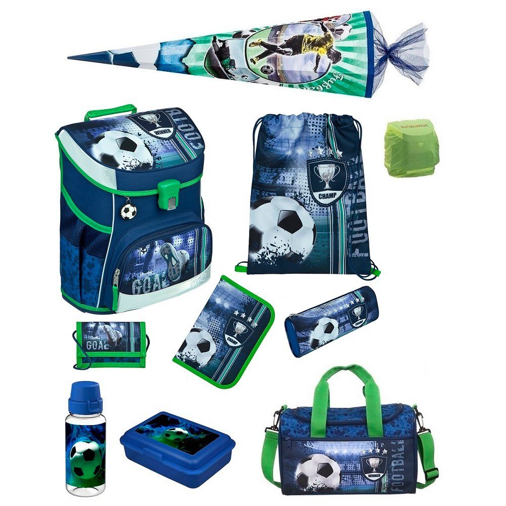 Scooli Schulranzen CampusFit Fussball Schultasche 1.-4.