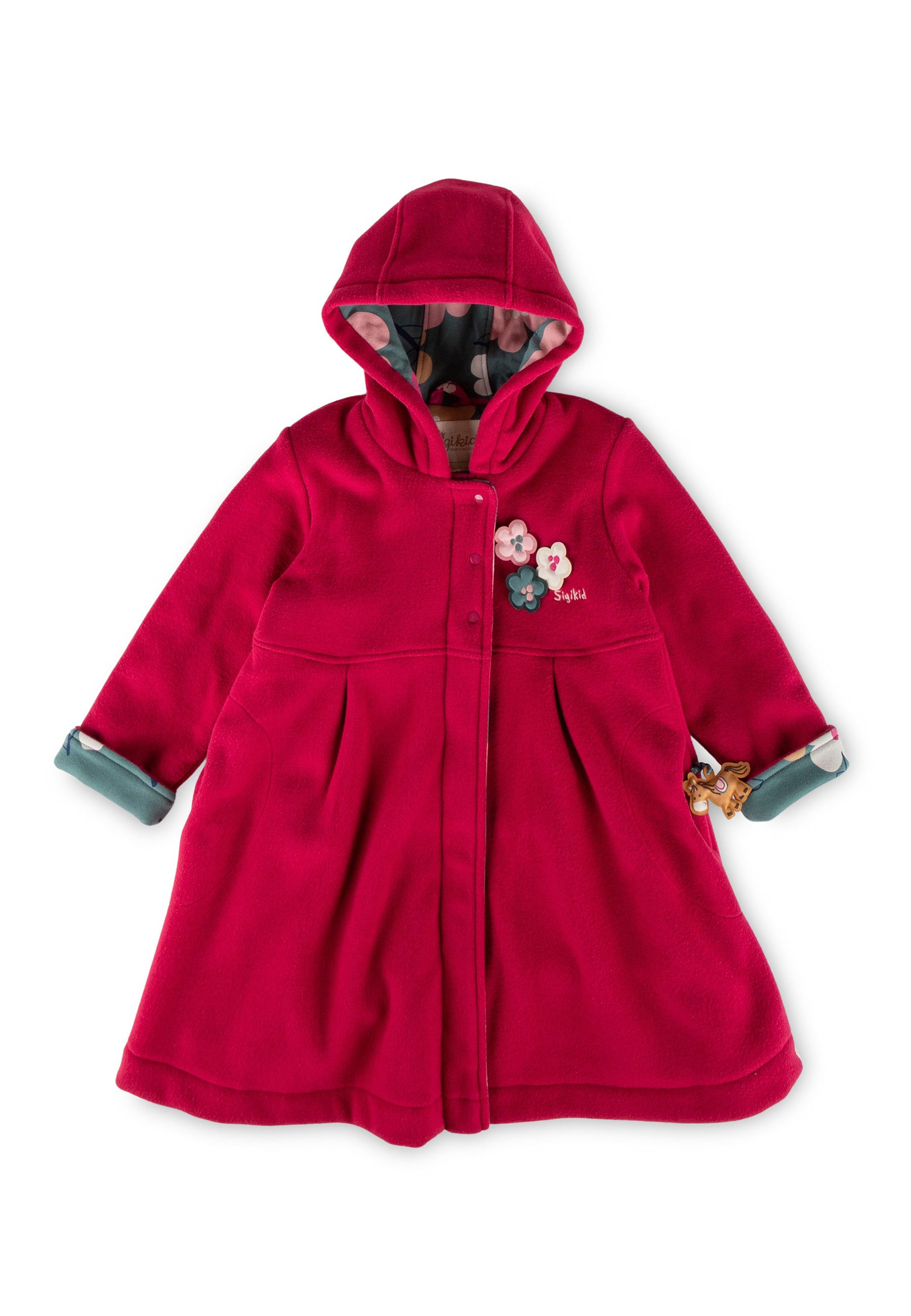 Sigikid Fleecejacke Fleece Mantel mit Baumwollfutter,