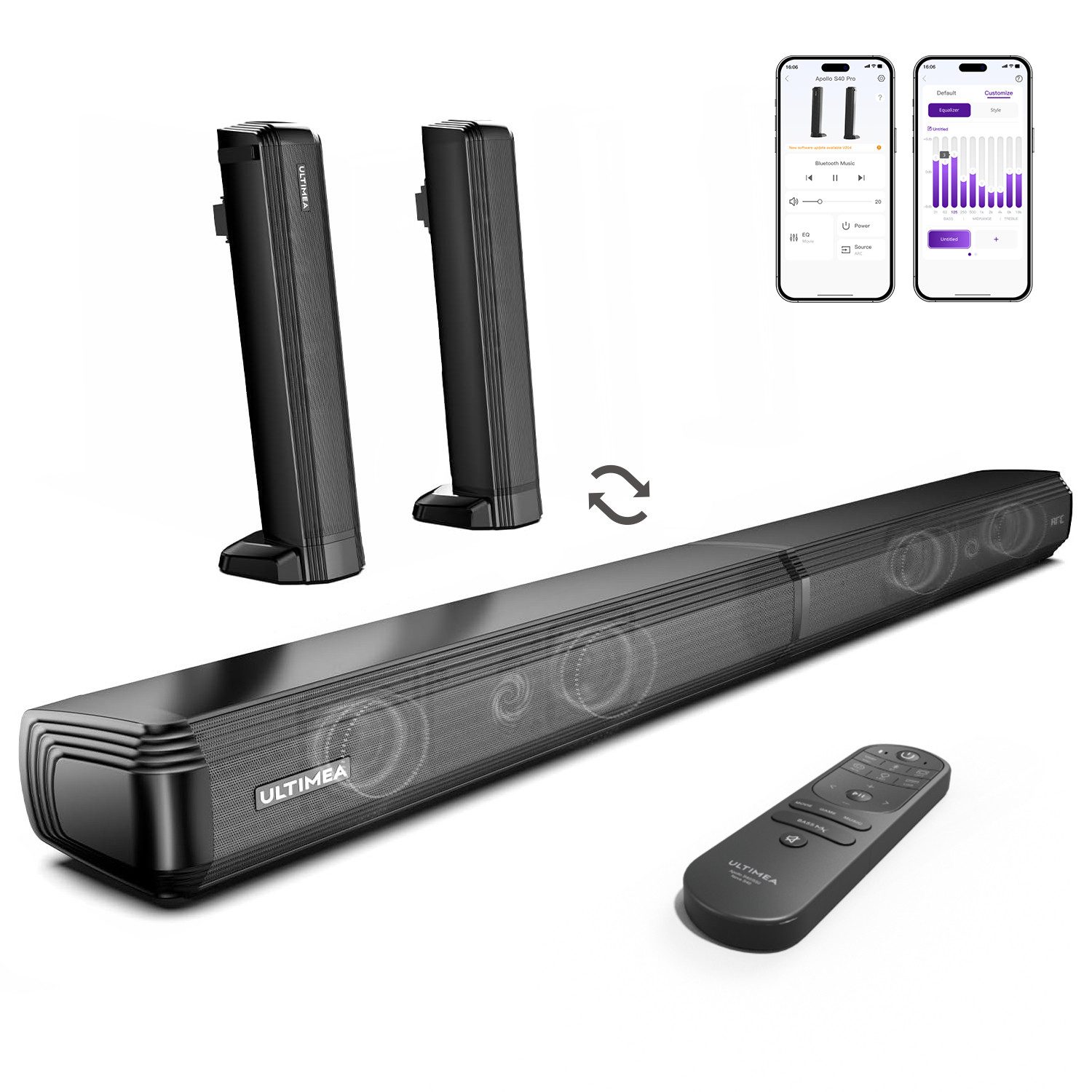 Ultimea Apollo S40 Pro Soundbar 2.2-Kanal